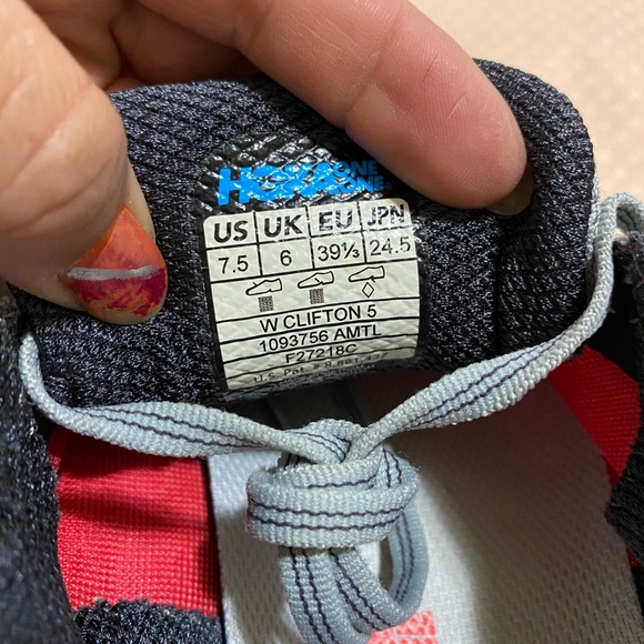 Hoka One One W Clifton 5 Running Shoes Size 7.5 - Picture 6 of 7